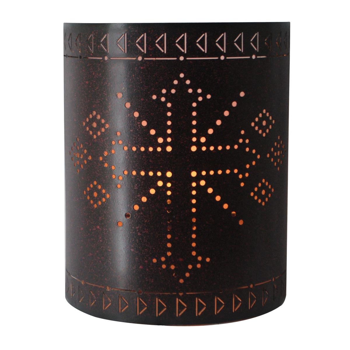 Wall Dcor - Metal Cross Arrow Western Wall Sconce, 4 Per Carton - Brown