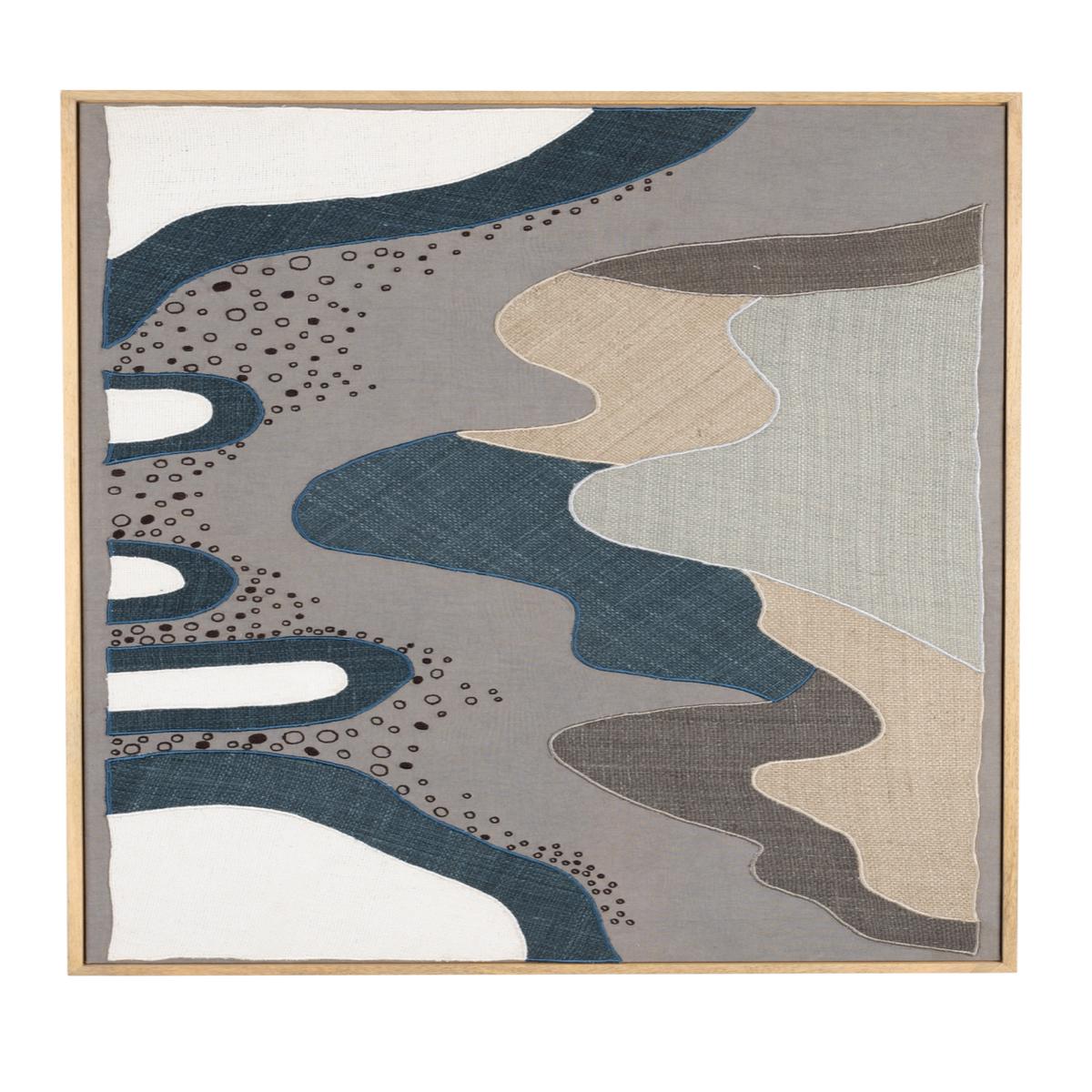Abstract Fabric Wall Art | Zuiver Coastal
