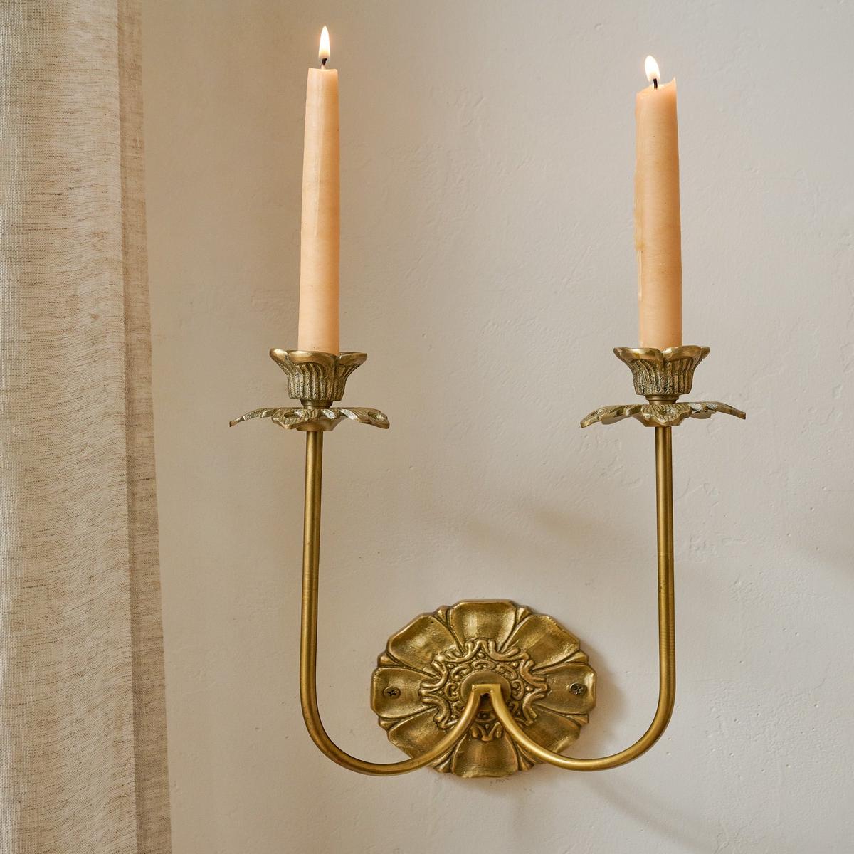 Adeline Antique Brass Double Wall Sconce