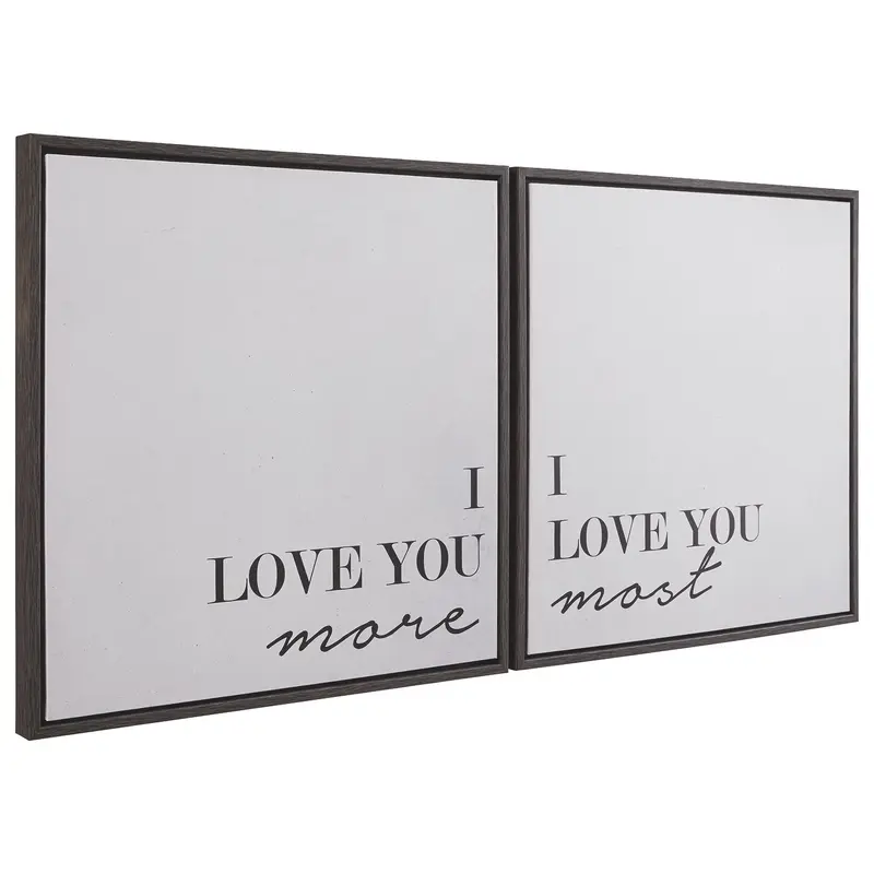 Adline - Black / White - Wall Art Set (Set of 2)