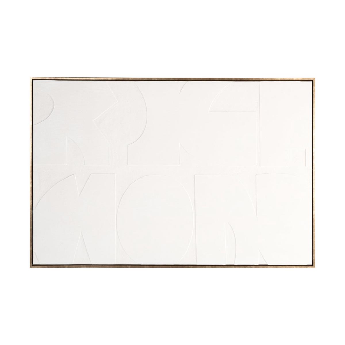 White Geometrical Wall Art | Richmond Interiors Decadence