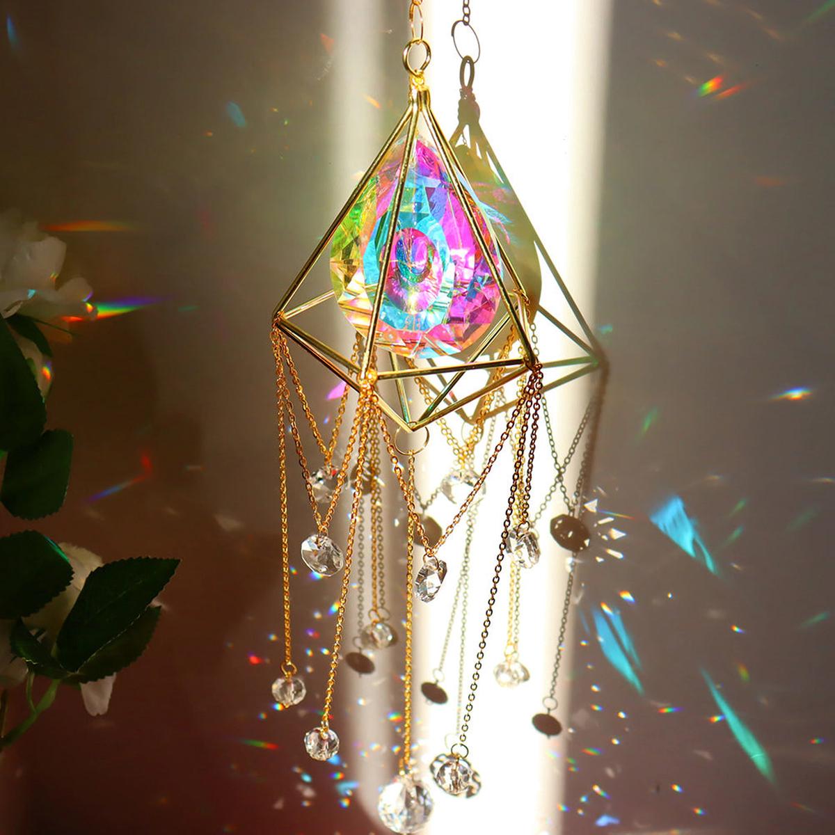 Yeknu Octahedron Crystal Light Catcher