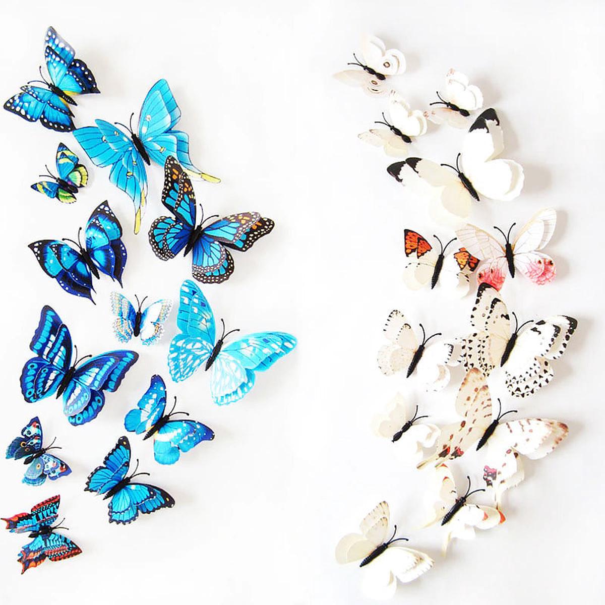 Yeknu Butterfly Wall Decor Pack