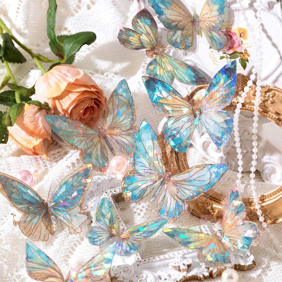 Yeknu Fairy Butterflies Wall Stickers