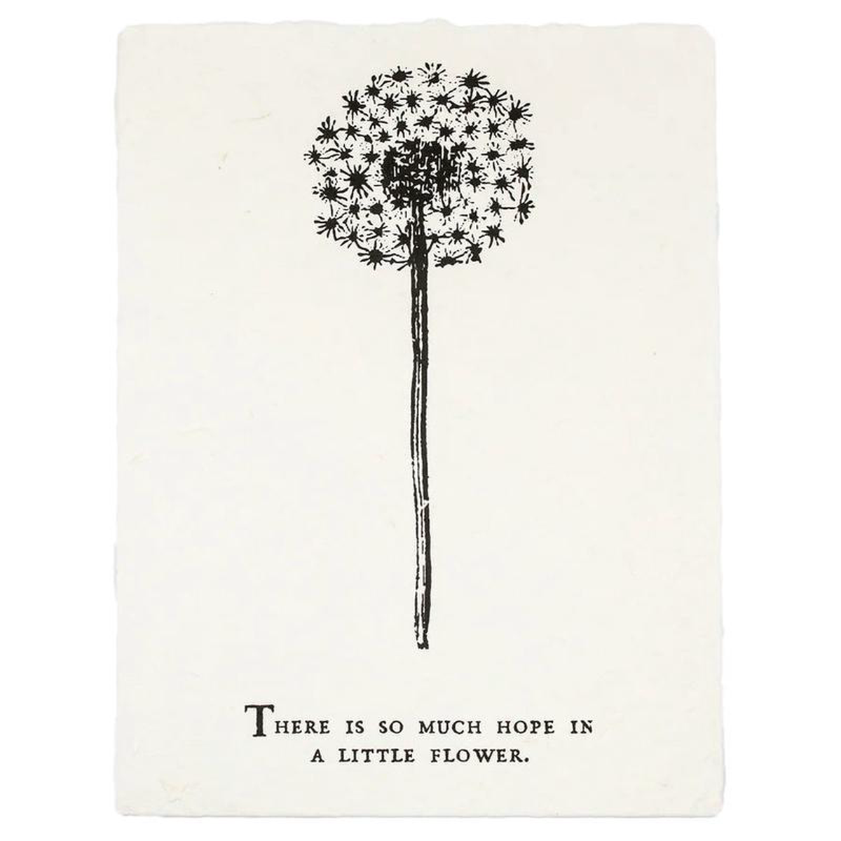 128221x 168221 Handmade Paper Print 8211 There Is So Much Hope Botanical