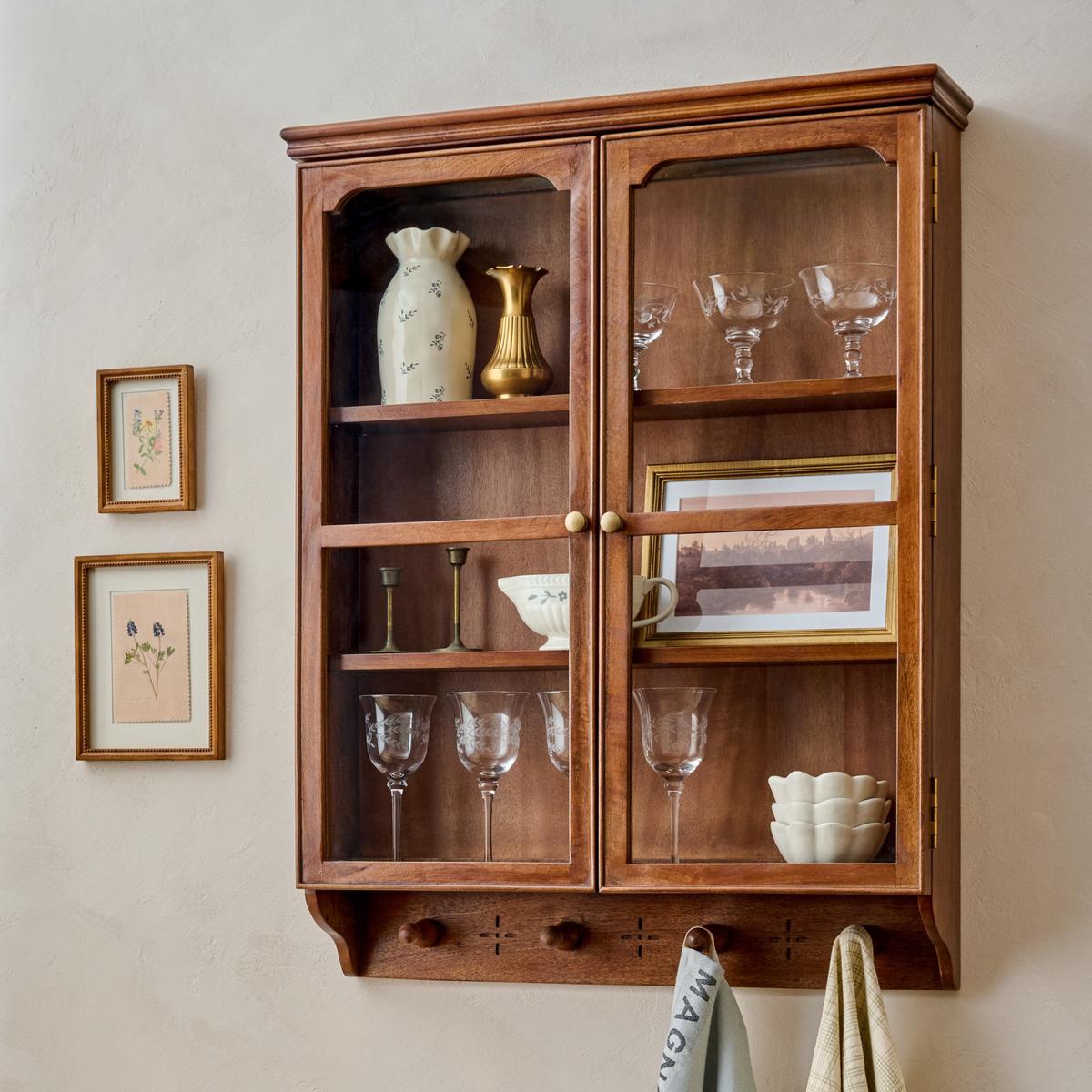 Amelia Oversized Display Cabinet with Glass Doors