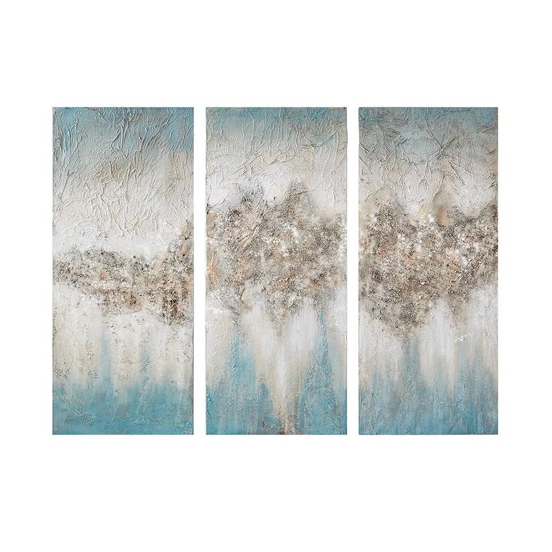 3-Piece Heavily Embellished Wall Art Set
