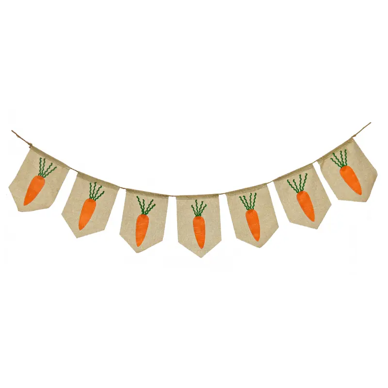 70 in. Carrots Hanging Easter Banner Decoration