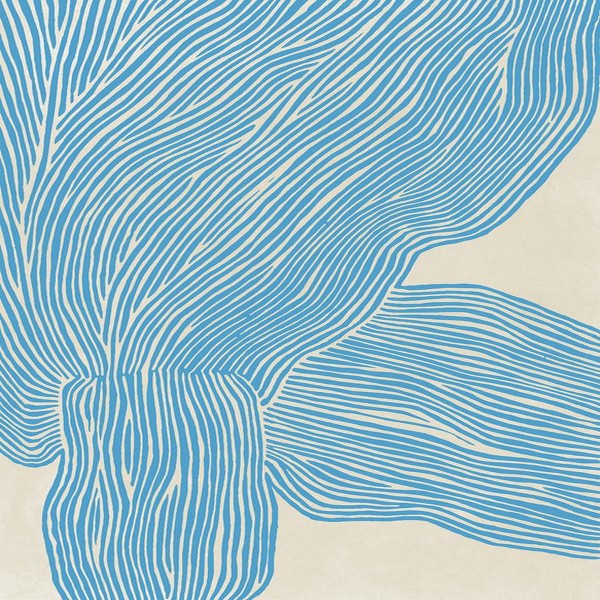 70 x 100cm blue poster The Line - The Poster Club