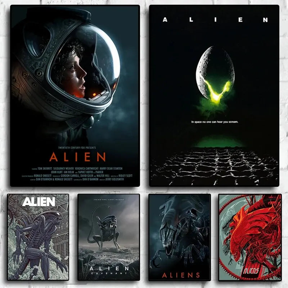 Alien Movie Poster Canvas Art