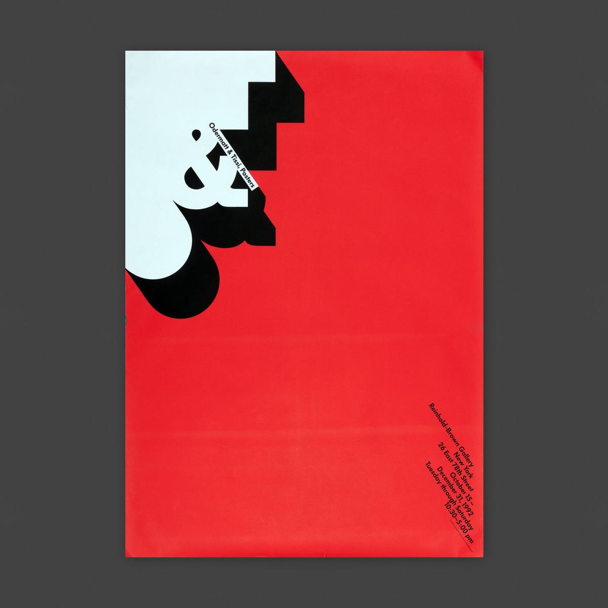 [Poster] O&T, Odermatt & Tissi, Posters
