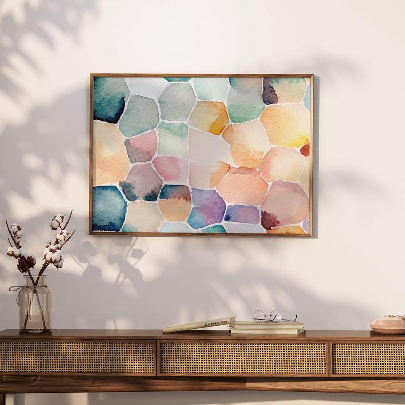 Watercolor Abstract Art (AB202304-014GLUP)